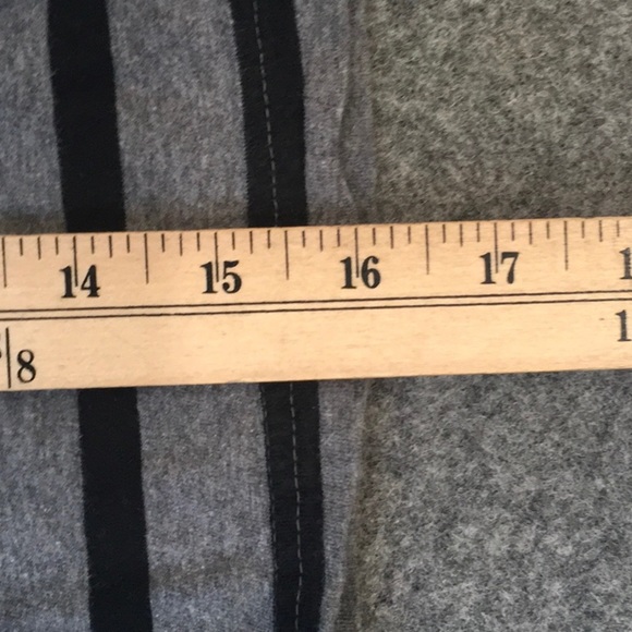 Crazy 8 Boys Sz‎ XS 4 Short Gray Striped Long Sleeve 100% Cotton Neutral Preppy - Picture 10 of 10